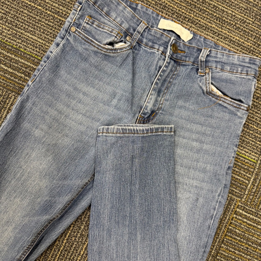 Stitches and Rivets Slim Fit Jeans Womens 30x30 Light Blue Good Stretch Denim